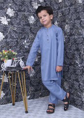 Blue Boys Kurta Trouser - wearmani