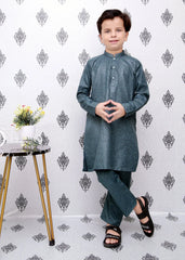 Teal Blue Boys Kurta Trouser MKP-41 - wearmani