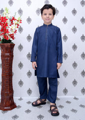 Blue Boys Kurta Trouser - wearmani