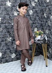 Brown Boys Kurta Trouser MKP-039 - wearmani