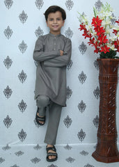 Grey Boys Kurta Trouser MKP-055 - wearmani