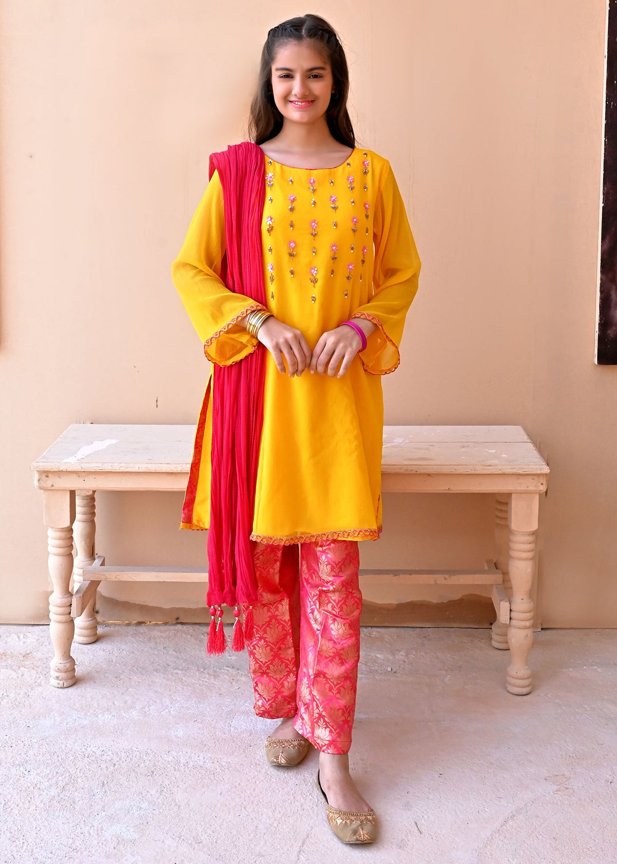 YELLOW 3PC SUIT