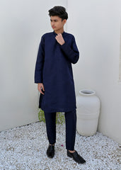 NAVY BLUE KURTA PAJAMA