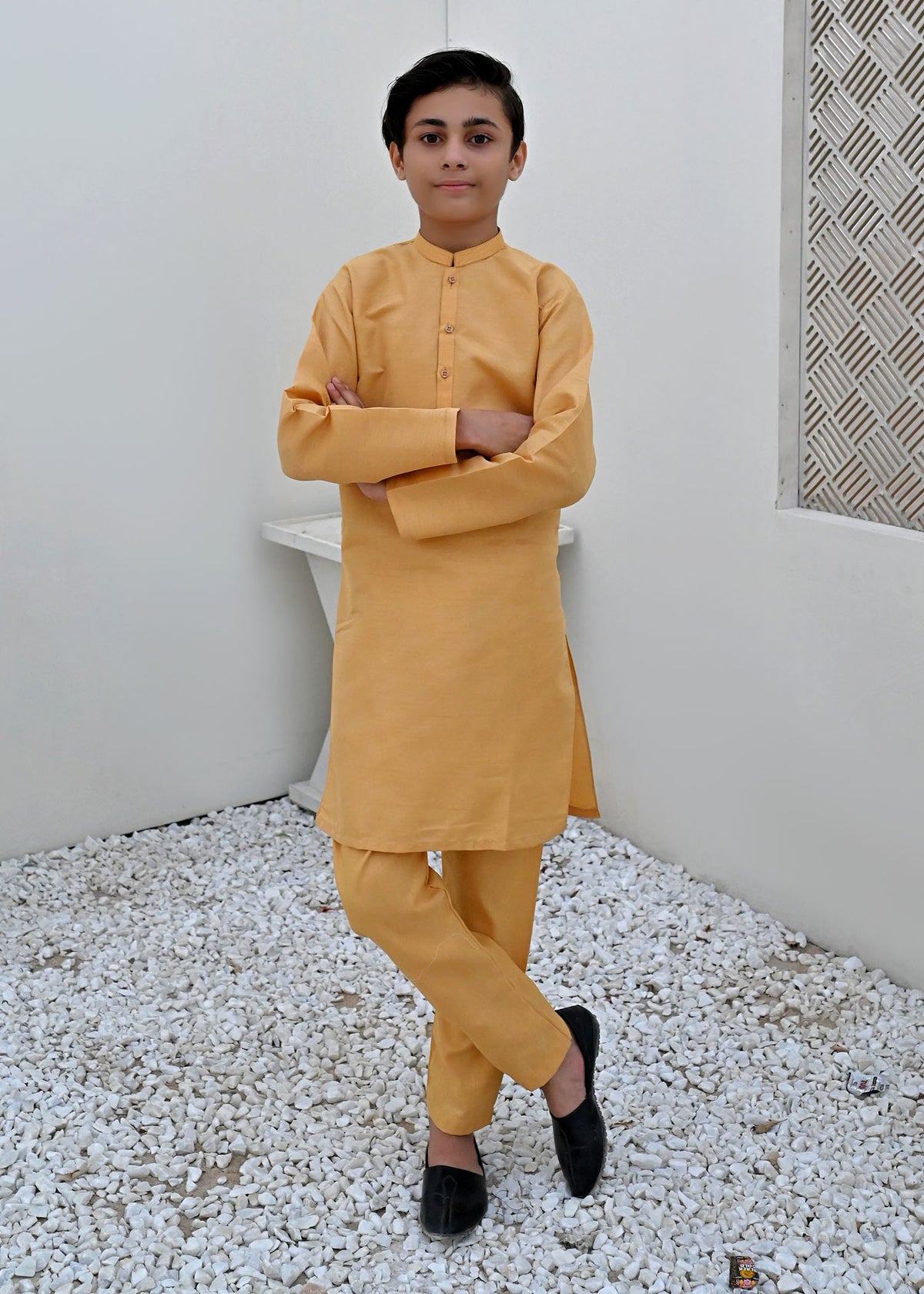 MUSTARD KURTA PAJAMA