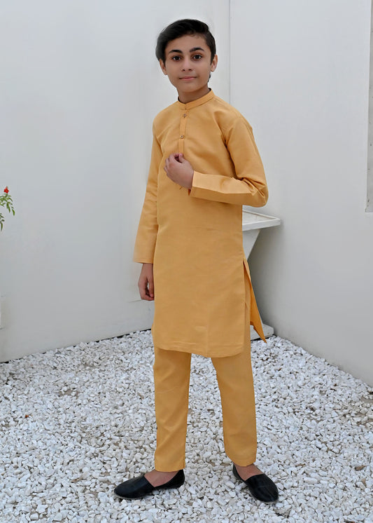 MUSTARD KURTA PAJAMA