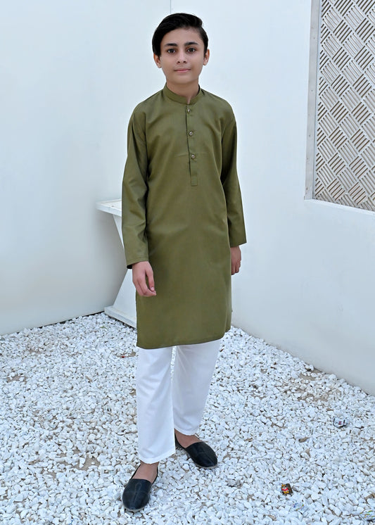 GREEN KURTA PAJAMA